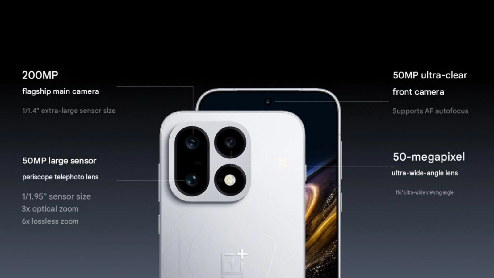 OnePlus 16 được trang bị camera chính 200MP Samsung ISOCELL HPE
